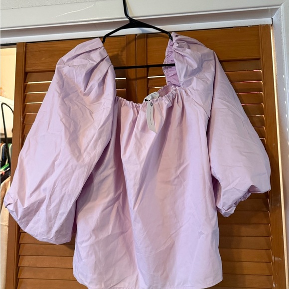 Anthropologie Light Purple Blouse - Picture 4 of 6